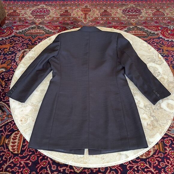 La Moda Amari Atrium Hotel Bangkok 100% Silk Blazer Coat - Picture 8 of 15